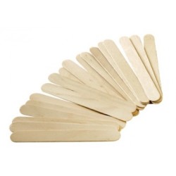 Wide wood spatula for depilation (100 pcs.)
