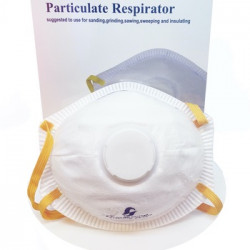Respirator with valve FFP2