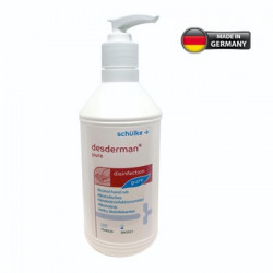 Schülke Desderman pure Alcoholic rub for hygienic and surgical hand disinfection. 500ml