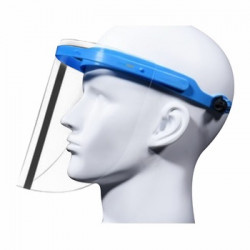 Weepro plastikinis medicininis veido skydelis, mėlynas