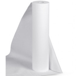 Non woven bed sheet in roll with perforation (70cm120m) white