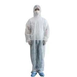 LyncMed disposable coverall with hood