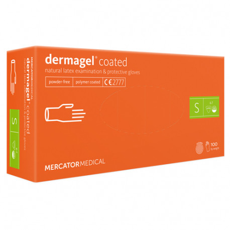 Mercator Dermagel Powder-free Latex Gloves S (100 pcs.)