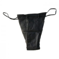 Disposable Black Underpants for Men (100 pcs.)