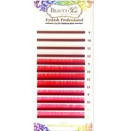 Beauty&You Volume Colored Lashes White, Red, Pink 0.07