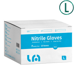LyncMed Nitrile Gloves, Blue L, Box (1000 pcs.)