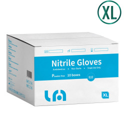 LyncMed Nitrile Gloves, Blue XL, Box (1000 pcs.)