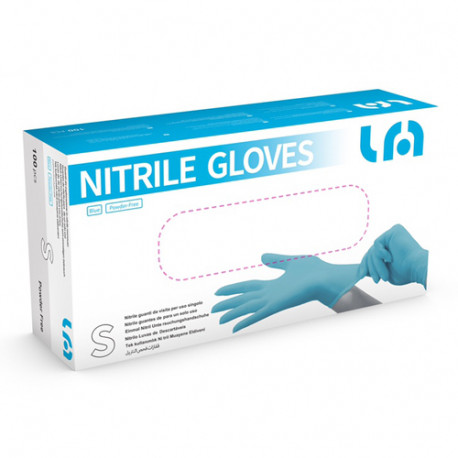 LyncMed Nitrile Gloves, Black XL, Box (1000 pcs.)