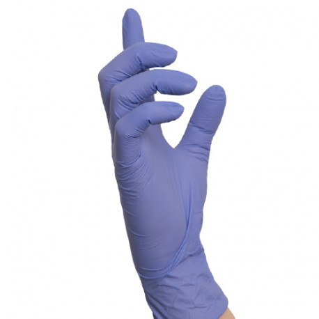 Nitras Disposable Nitrile Gloves S, Purple (100 pcs.)