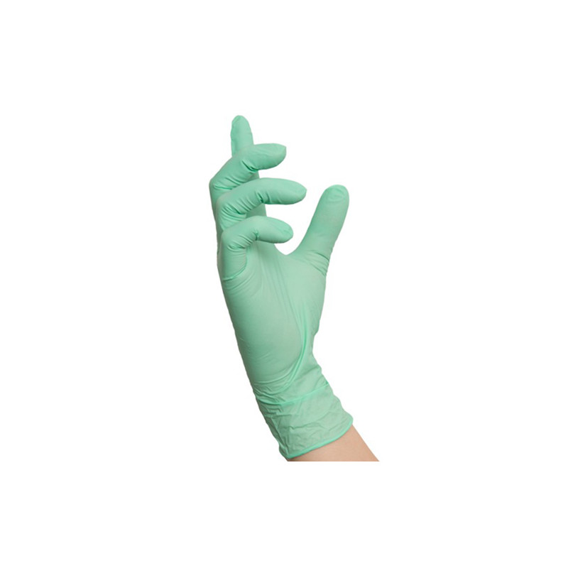 green nitrile gloves disposable