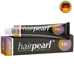 Hairpearl Lash and Brow Tint, Deep black No.1 (20ml)