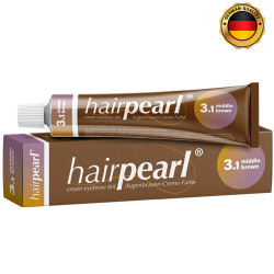 Hairpearl Lash and Brow Tint, Medium Brown Nr.3.1 (20ml)