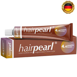 Hairpearl краска для бровей и ресниц, графитовый коричневый No.4.4, (20мл)