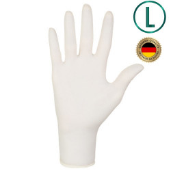 Nitras polymer soft Powder-free Latex Gloves L (100 pcs.)