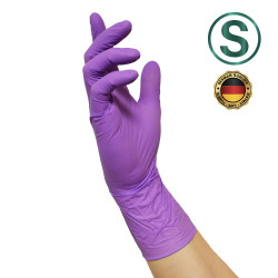 Nitras одноразовые нитриловые перчатки S, фиолетовые (100 шт.)