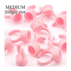 Žiedas (M) blakstienu klijams ir pigmentams, rožinė sp. (50 vnt.)
