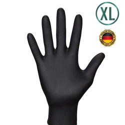 Nitras lateksinės pirštinės Black Scorpion, XL dydis 100 vnt.