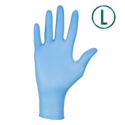 Mercator Disposable Nitrile Gloves L, blue (100 pcs.)