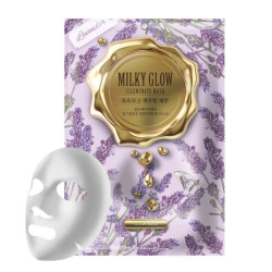 NOHJ Milky Glow осветляющая тканевая маска для лица, 25г