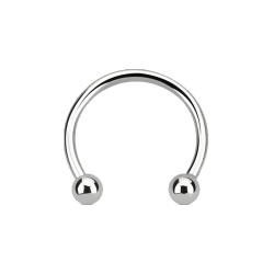 Septum titaninis auskaras pasagos formos, 8 mm