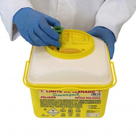 Container for collecting medical waste 5L