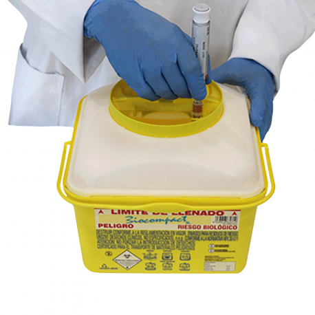 Container for collecting medical waste 5L
