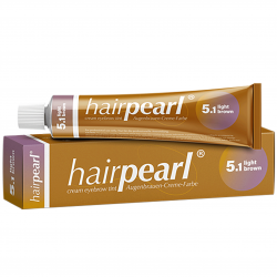 Hairpearl eyebrow and eyelash dye with PPD, light brown no. 5.1 20 ml