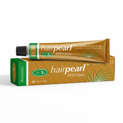 Hairpearl antakių ir blakstienų dažai be PPD, šviesiai ruda Nr.3.1 20ml