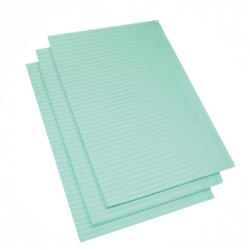 Nitras waterproof disposable wipes, green 125 pcs.
