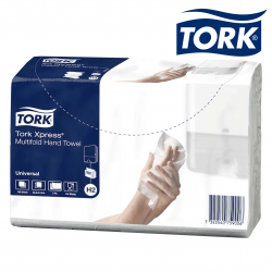 Tork hand wipes Xpress multifold 2sl. 190 units, white sp.