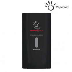 Papernet Liquid Soap Antibacterial Dispenser, Black