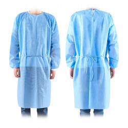 Diagnostic gown blue, PP 25gsm XL