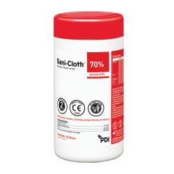 Sani-Cloth 70% large dezinfekcinės servetėlės, 125 vnt.