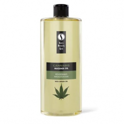 SARA Beauty SPA masažo aliejus kūnui Cannabis, 1000ml