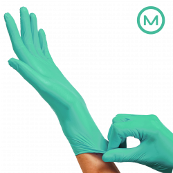 Maxter nitrile gloves TEAL, size M 100 pcs