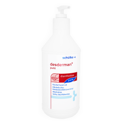 Schülke Desderman pure Alcoholic rub for hygienic and surgical hand disinfection. 500ml