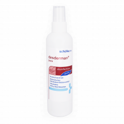 Schülke Desderman pure Alcoholic rub for hygienic and surgical hand disinfection. 250ml