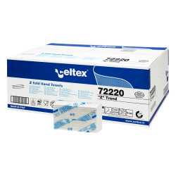 Celtex rankų servetelės 2sl. Z Trend 150vnt, balt sp.