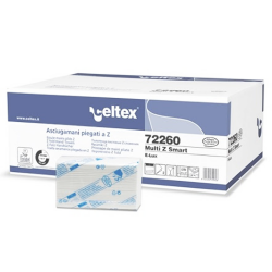Celtex hand napkins, Multi, Z Lux, 2 layers, 170 units, white
