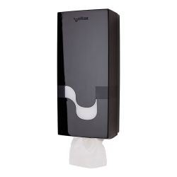 Celtex megamini holder for toilet napkins, black
