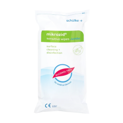 Mikrozid® AF Sensitive wipes 200 pc. (addition to the box), Schülke & Mayr. Napkins for fast surface disinfection