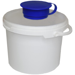 Nitras kibirelis neaustinėms pašluostėms balta/mėlyna, 3.4 L