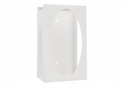 Manuter white metal dispenser
