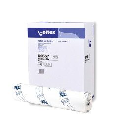 Бумага медицинская Celtex листовая в рулоне с перфорацией, 60х50м, белая