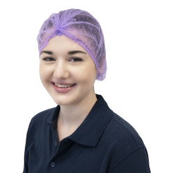 Nitras vienkartinė kepuraitė "ARMONIKĖLĖ" violetinė sp. (100vnt)