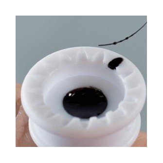 3D smart ring with O-disk for eyelash glue